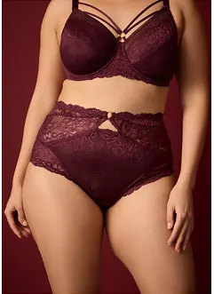 Panty a vita alta in pizzo delicato, bonprix