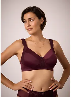 Reggiseno contenitivo senza ferretto con spalline imbottite, bonprix