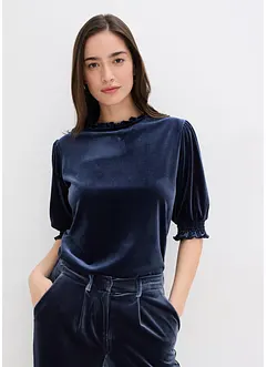 Maglia in velluto morbido, bonprix