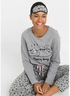 Pigiama e mascherina per dormire, bonprix