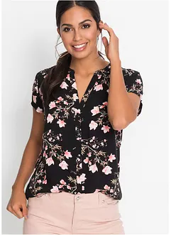 Camicetta a maniche corte in pura viscosa, bonprix