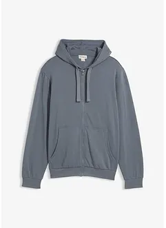 Felpa con zip e cappuccio, bonprix