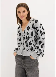 Cardigan leopardato, bonprix