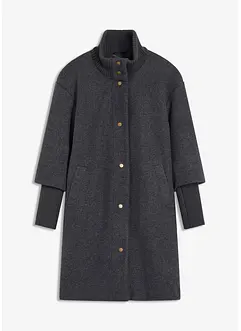 Cappotto corto in simil lana, bonprix
