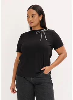 Maglia con applicazione di strass, bonprix