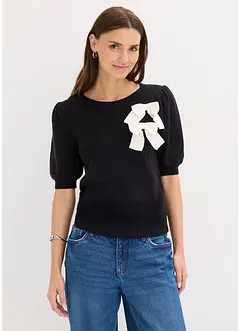 Maglione con fiocchi, bonprix