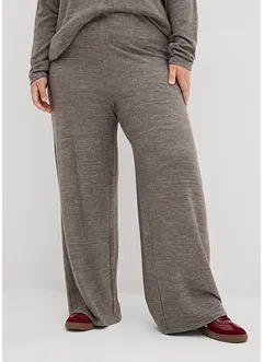 Pantaloni a palazzo in similmaglia, bonprix