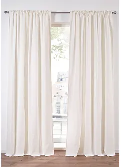 Tenda in cotone biologico normale e extra lunga (pacco da 1), bonprix