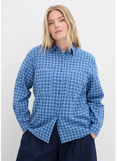 Camicia a quadri in puro cotone, bonprix