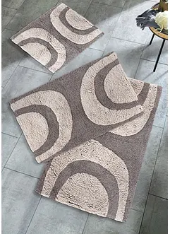 Tappeto da bagno con motivo semicircolare, bonprix