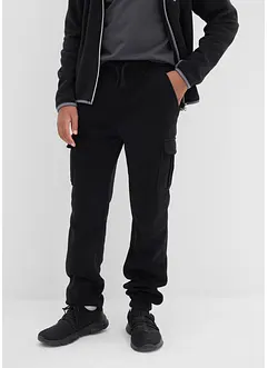 Pantaloni cargo in pile, regular fit, bonprix