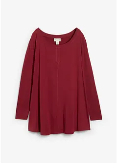 Maglia a maniche lunghe in misto cotone e viscosa, bonprix