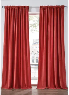 Tenda in velluto di cotone biologico (pacco da 1), bonprix