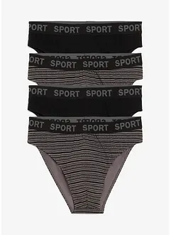 Slip con cotone morbido (pacco da 4), bonprix