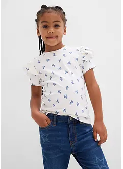 T-shirt in misto cotone biologico elasticizzato, bonprix