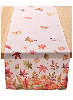 Runner da tavola con stampa autunnale, bonprix