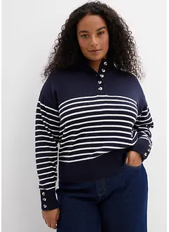 Maglione con bottoni, bonprix