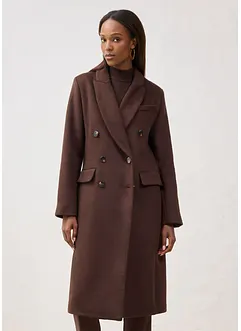 Cappotto stile blazer in morbido misto lana, bonprix