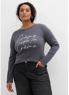 Maglia a maniche lunghe in puro cotone, bonprix