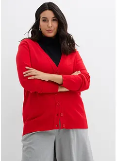 Cardigan lungo in soffice misto viscosa, bonprix