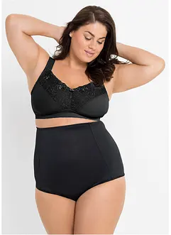 Culotte contenitiva con pizzo ed effetto modellante forte, bonprix