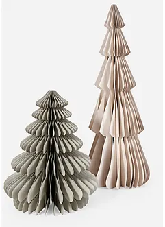 Soprammobile albero di carta (set 2 pezzi), bonprix