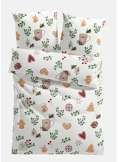 Biancheria da letto con fantasia di dolci natalizi, bonprix