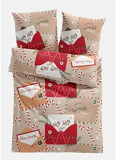 Biancheria da letto con lettera di Natale, bonprix