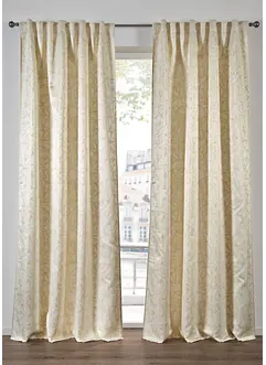 Tenda in jacquard lucido, anche in versione extralunga (pacco da 1), bonprix