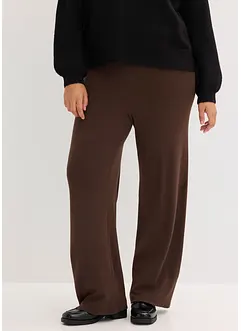 Pantaloni in maglia di soffice misto viscosa, bonprix