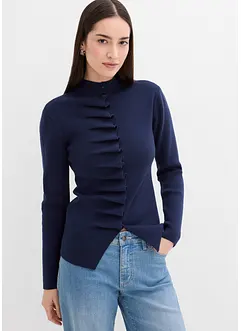 Cardigan in filato fine di misto viscosa morbido, bonprix