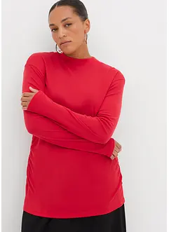 Maglia a costine con arricciatura, bonprix