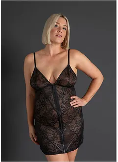 Abito in pizzo con cerniera, bonprix