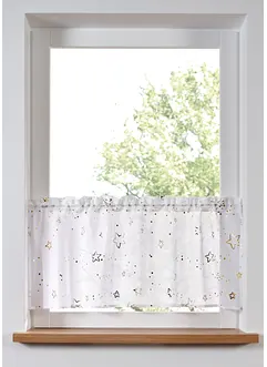 Tenda a vetro con stelle lucide, bonprix