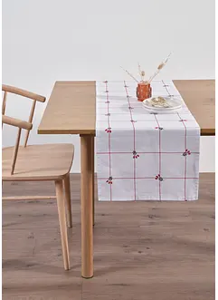 Runner tavolo in cotone biologico, bonprix