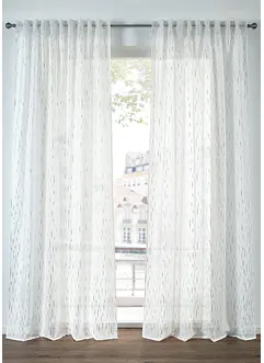 Tenda trasparente lucida in batista, disponibile anche extra lunga (pacco da 1), bonprix