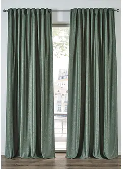 Tenda in velluto con effetto stropicciato (pacco da 1), bonprix