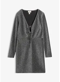 Miniabito lucido con laccetti, bonprix