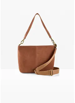 Borsa a mano in similpelle scamosciata, bonprix