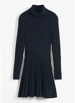 Abito in maglia a collo alto, bonprix