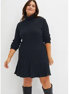 Abito in maglia a collo alto, bonprix