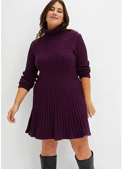 Abito in maglia a collo alto, bonprix