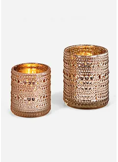 Portacandela (set 2 pezzi), bonprix