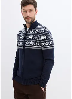 Cardigan norvegese in puro cotone delicato sulla pelle, bonprix