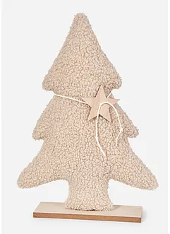 Abete decorativo con tessuto teddy, bonprix