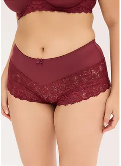 Culotte a vita alta con pizzo, bonprix