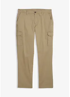 Pantaloni cargo elasticizzati termici regular fit, straight, bonprix