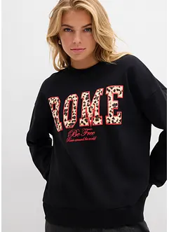 Felpa oversize in puro cotone biologico, bonprix