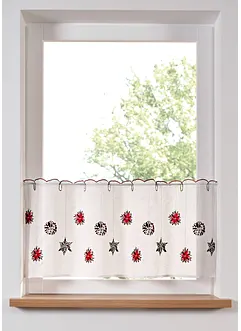 Tenda a vetro con ricamo natalizio, bonprix