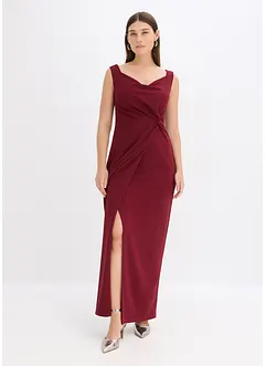 Abito a spalle scoperte in crêpe strutturato, bonprix